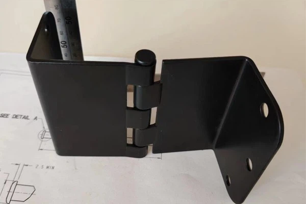 5mm Thick Zinc Aluminum Alloy Bi-Fold Door Industrial Hinge