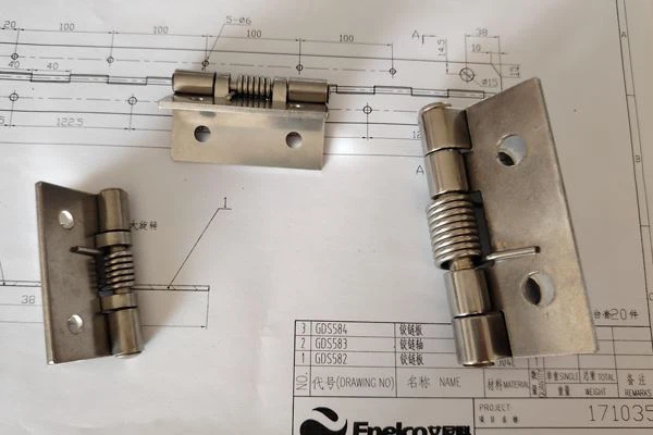 Surface Mount 90 Degree Self Closing Hinge
