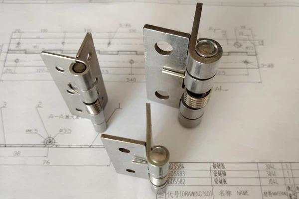 Surface Mount 90 Degree Self Closing Hinge