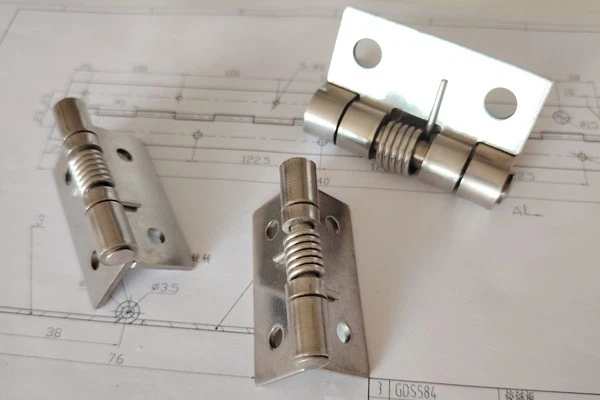 Surface Mount 90 Degree Self Closing Hinge
