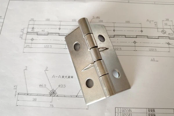 Surface Mount 90 Degree Self Closing Hinge